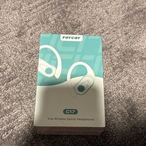 C17 True Wireless Sports Headphones - White